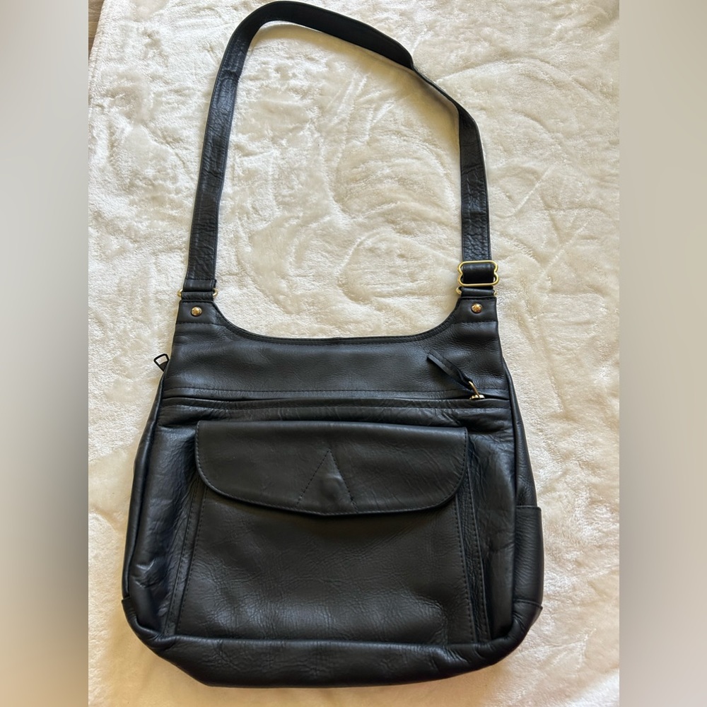 Coronado Leather crossbody/carry bag (vintage)